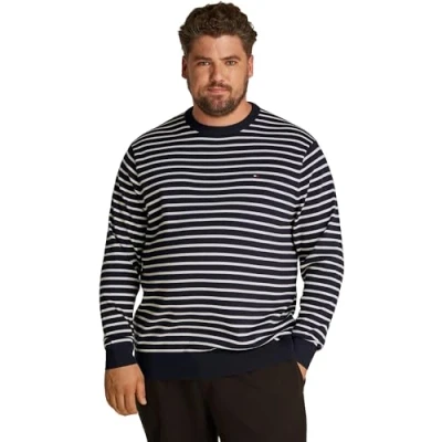 Imagen de Tommy Hilfiger Essential CREW NECK Jersey de punto, Hombre, Talla: 3XL, Desert sky/ivory petal