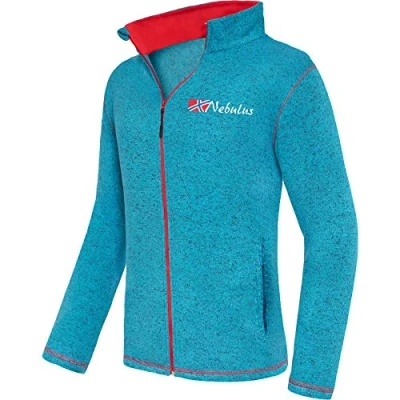 Imagen de Nebulus Chaqueta de forro polar Tanna para hombre, Rojo Turquesa, M