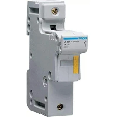 Imagen de Hager (AUT.+REST) LR601 Portafusible 14x51 50a 1 polo