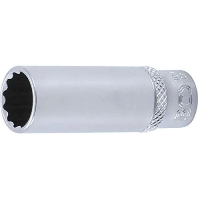 Imagen de BGS 10712 Llave de vaso 12 caras, larga entrada 6,3 mm (1/4&quot;)