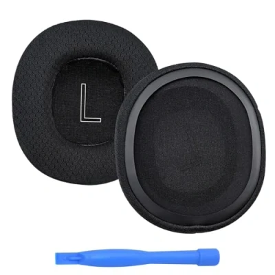 Imagen de Almohadillas de Repuesto para Xbox Wireless, Wired, Stereo 20th Anniversary Special Edition Auriculares MMOBIEL Mesh Fabric Almohadilla Cascos Cojines Negro