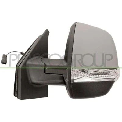 Imagen de Espejo retrovisor Prasco FT9107144 izquierda imprimado manual ajustable desde interior FIAT: Doblo II Furgón / Familiar