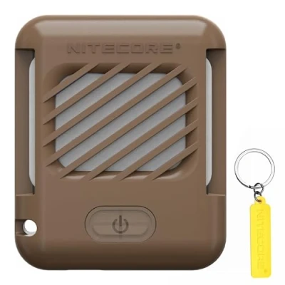 Imagen de NITECORE EMR05 Desert Tan Repelente de mosquitos electrónico portátil Incluye 18 horas recargas tapetes repelentes mosquitos, etiqueta