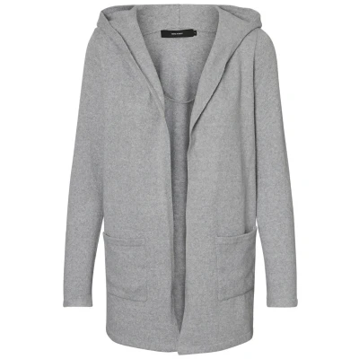 Imagen de Vero Moda Doffy OPEN HOOD NOOS Chaqueta de punto, Mujer, Talla: XS, Light grey melange