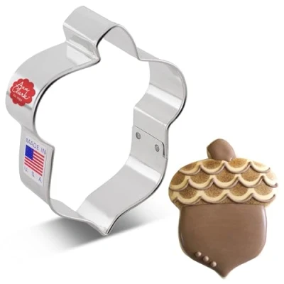 Imagen de Ann Clark Cookie Cutters Cortador de galletas bellota grande 8,9 cm