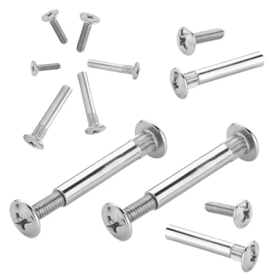 Imagen de Evotrade tornillos de unión para muebles y asas, métricos tubo roscado tamaño elección M4x15 M.