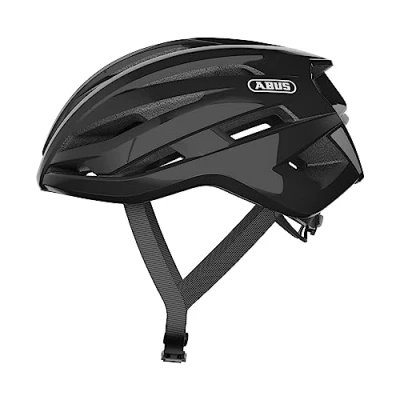 Imagen de ABUS StormChaser Casco de bicicleta ligero y cómodo Para ciclismo deportivo profesional hombre mujer Negro, talla S