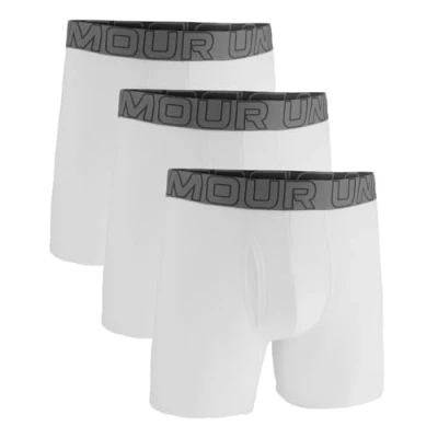 Imagen de Men&#039;s Under Armour Performance Cotton 6&quot; 3 Pack Solid Boxer Briefs