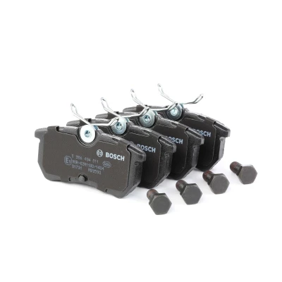 Imagen de BOSCH 0 986 494 011 Juego de pastillas freno Low Metallic con instrucciones montaje, Chapa antichirridos, tornillos FORD: FIESTA 5 norauto,