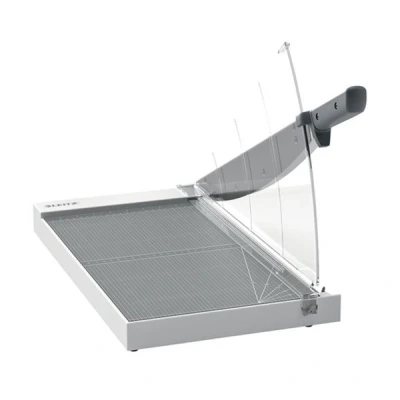 Imagen de Leitz Precisión Guillotina de Papel A3 para Trabajar en Casa, Corta 10 Hojas, Longitud Corte 457mm, Cuchilla Acero, Base Madera Laminada, Sistema Protección y Guía Corte, 90200000