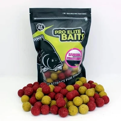 Imagen de Boilies Pro Elite Baits Banana Strawberry 24 mm
