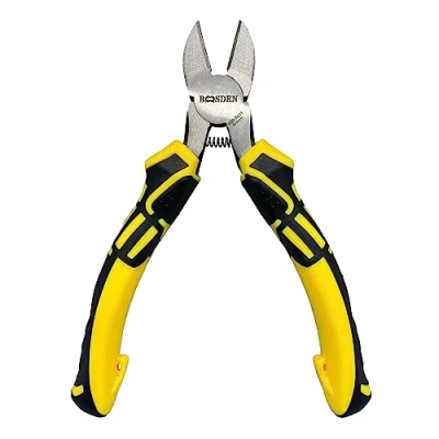 Imagen de BOOSDEN Alicates de corte diagonal,Cortadores Alambre,Alicates eléctrico cortadora diagonal,Alicates Eléctricos para cortar (6pulgadas/15cm)