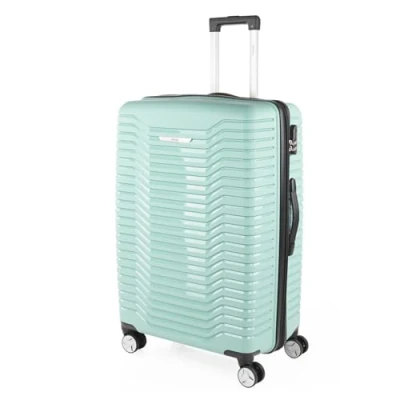 Imagen de ITACA Maleta Viaje Grande, Grande 23 Kilos, Maletas De Viaje, Grandes con Espacio y Comodidad. Material Resistente PP. Candado combinacion TSA, Menta