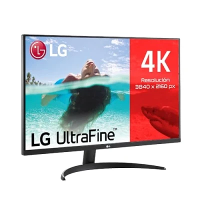 Imagen de Monitor LG 32UR500 B, 31.5&quot;, UHD 4K, 4 ms, 60 Hz, HDMI x2, DisplayPort x1, Negro