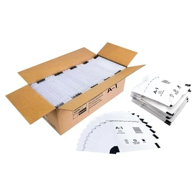 Imagen de Trifoo 200 sobres acolchados con burbujas autoadhesivos, A1 (120 x 175 mm), color blanco, cierre autoadhesivo, unidades