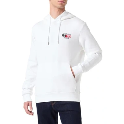 Imagen de JACK &amp; JONES Jprbluspace Sudadera con Capucha Bmuss24, Cloud Dancer, S para Hombre