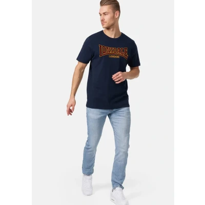 Imagen de Lonsdale Schmale Passform Classic Camiseta estampada, Hombre, Talla: Medium, Navy