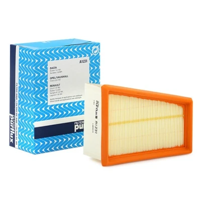 Imagen de PURFLUX A1231 Filtro de aire 69 140 177 Cartucho filtrante RENAULT: MEGANE 1 Coach, 2, CLIO DACIA: Duster SUV, Sandero I, Logan I Berlina