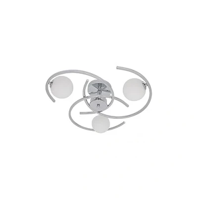 Imagen de Plafon de 3 LUCES modelo Conil color Cromo FABRILAMP