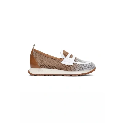 Imagen de Hispanitas Mocasin Sport Kansas Cuero Blanco para Mujer
