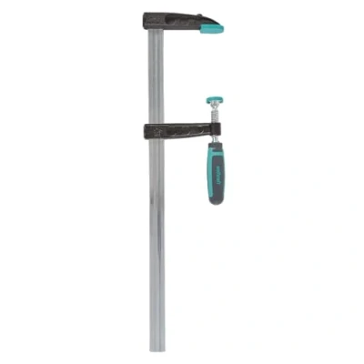 Imagen de wolfcraft Sargento de tornillo PRO 240, 450 mm I 3612000 para aplicaciones sujeción en las que se requiere gran fuerza, ideal proyectos madera y muebles