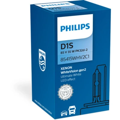 Imagen de PHILIPS 85415WHV2C1 Lámpara, faro de carretera D1S 85V 35W 5000K Xenón BMW: 3 Berlina, X5, Coupé, AUDI: A3 Sportback, A4 B7 Berlina norauto, oscaro,