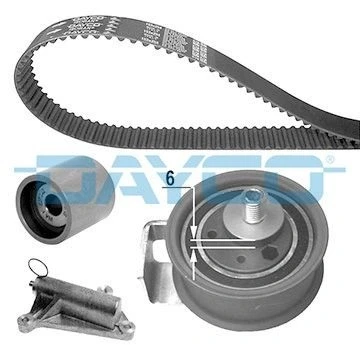 Imagen de DAYCO KTB405 Kit de correa distribución AUDI: A6 C5 Berlina, A4 B5 Avant, VOLKSWAGEN: Passat Variant