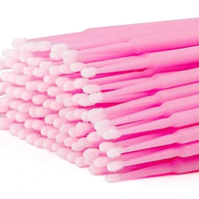 Imagen de 100PCS Microbrush Microcepillos,Desechable Micro Cepillos,Desechable Cepillos,Aplicadores Pinceles Desechables El Cepillo de Extensión pestañas Herramienta injerto
