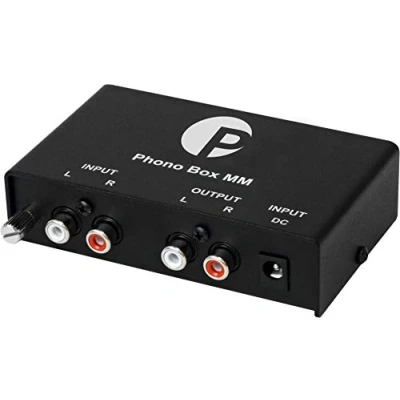 Imagen de Pro Ject Phono Box MM Amplificador de Audio (2.0, 0.05%, 82 Db, RCA, 105 mm, 75 mm) Negro