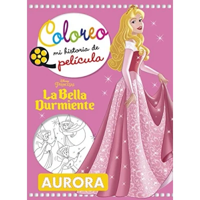Imagen de La Bella Durmiente. Coloreo mi historia de película (Disney. Princesas)
