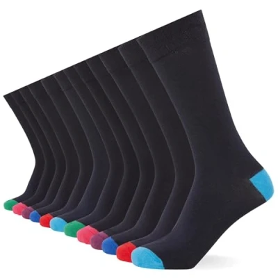 Imagen de FM London 12 PACK Calcetines, Hombre, Talla: 39 42, Navy