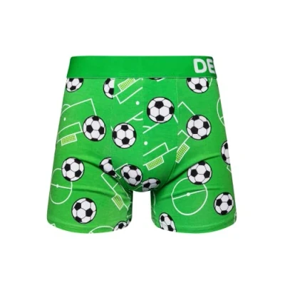 Imagen de Dedoles Calzoncillos Hombre y Chico Ropa Interior Algodón Boxer Muchos diseños Divertidos Dinosaurios Hockey Patos, Color: Verde, diseño: Futbol (bóxers Ajustados), tamaño: XL