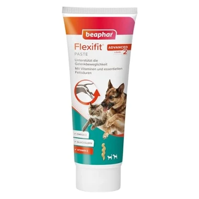 Imagen de BEAPHAR Pasta Flexifit para Perros Y Gatos Apoya la Movilidad Vitalidad Articulares con Vitamina C, Glucosamina, Omega 3 E 250 g