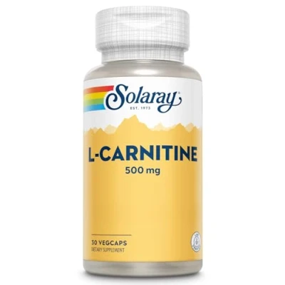 Imagen de Solaray L Carnitine 500mg Carnitina 30 VegCaps