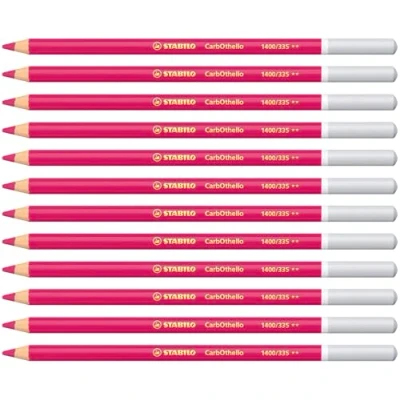 Imagen de Lápiz de Color tiza pastel STABILO CarbOthello Caja con 12 unidades magenta