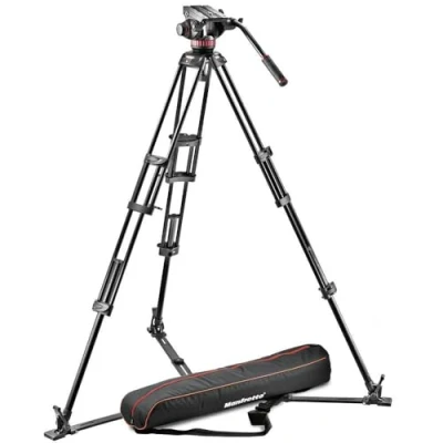 Imagen de Manfrotto MVH502A Trípode completo, negro con 546GB 1