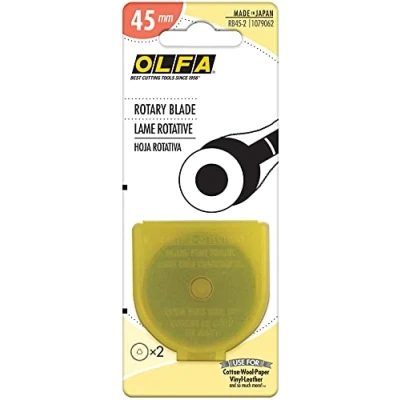 Imagen de Olfa Cuchillas Rotatoria de Repuesto, la Marca, 45 mm, 2 Unidades