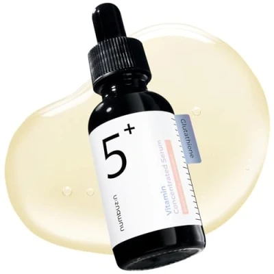 Imagen de numbuzin Suero concentrado de vitamina No.5+ glutatión y vitaminas, manchas oscuras, cuidado la piel coreano 1.01fl.oz/30ml