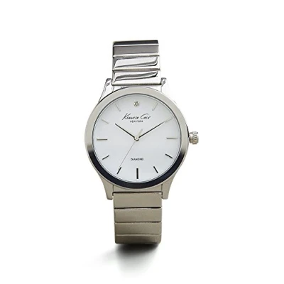 Imagen de Kenneth Cole Reloj Analógico para Adultos Unisex de Cuarzo con Correa en Acero Inoxidable 10029580