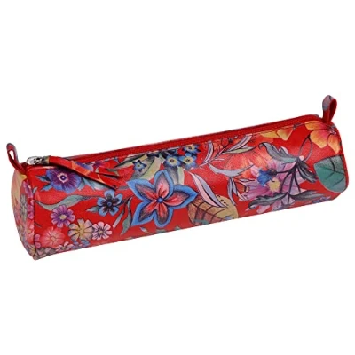 Imagen de Clairefontaine 410030C Estuche Slim Kleo Pathra 19,5 x 2,5 4 cm, piel de cordero, bronce
