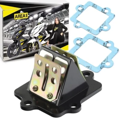 Imagen de Area1 Bloque de membrana repuesto 2 tiempos/50 ccm compatible con Aerox Neos Jog, RS Ultima, GT Union, F10 F12 F15 (compatible