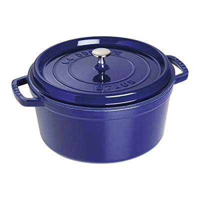 Imagen de STAUB Cacerola/Cocotte de Hierro Fundido, 28 cm Diámetro, 6,7 L, Azul Oscuro