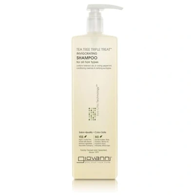 Imagen de Giovanni Cosmetics Tea Tree Triple Treat Invigorating Shampoo, 24 Oz