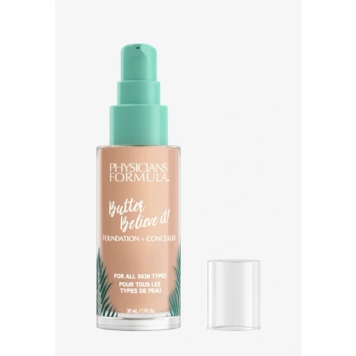 Imagen de Physicians Formula, Murumuru Butter Believe It! Foundation + Concealer, Base Cremosa de Maquillaje y Corrector para un Brillo Radiante, con Manteca Murumuru, Cupuaçu Tucuma, Light