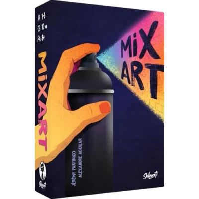 Imagen de Blackrock Games MIXART Juego de Cartas rápido y Divertido Desde 8 años Velocidad observación Ambiente Ideal en Familia Amigos 1 a 6 Jugadores Domino reinventado