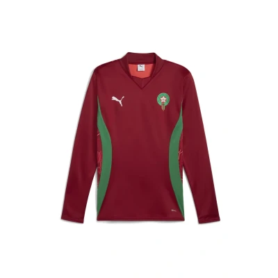 Imagen de Puma FRMF Prematch LS Camiseta de fútbol, Hombre, Talla: XXL, Intense red archive green