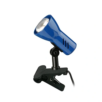 Imagen de Briloner Leuchten 2794 010P Lámpara de sujeción con interruptor cable, color azul, 40 W, metal, W