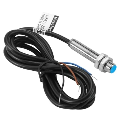 Imagen de Heschen M8 Interruptor de sensor proximidad inductivo Tipo escudo LJ8A3 1 Z/BY Detector 1mm 10 30VDC 200mA PNP normalmente abierto (NO) 3 cables