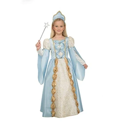 Imagen de My Other Me 204115 Disfraz de reina para niña, color azul, 10 12 años (204115)
