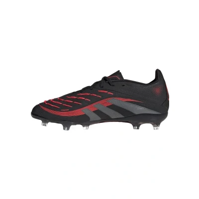 Imagen de adidas Performance Predator Elite FG Botas de fútbol con tacos para niños, Talla: 29, Core black grey four lucid red Zapatos